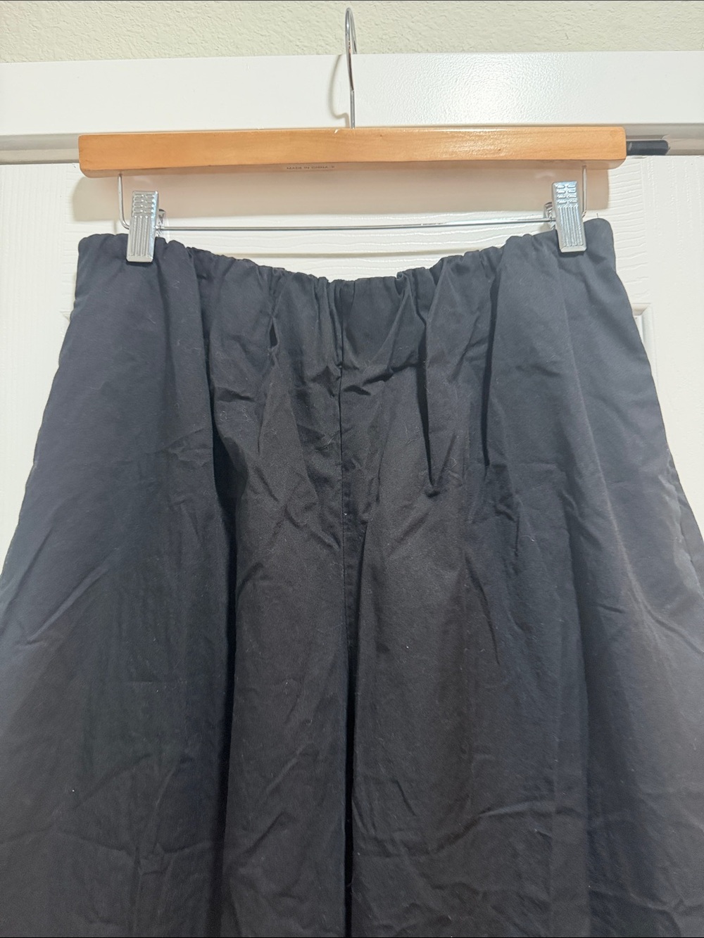 Zara Wide Leg Black Women's Culotte Pants Medium - Picture 2 of 3